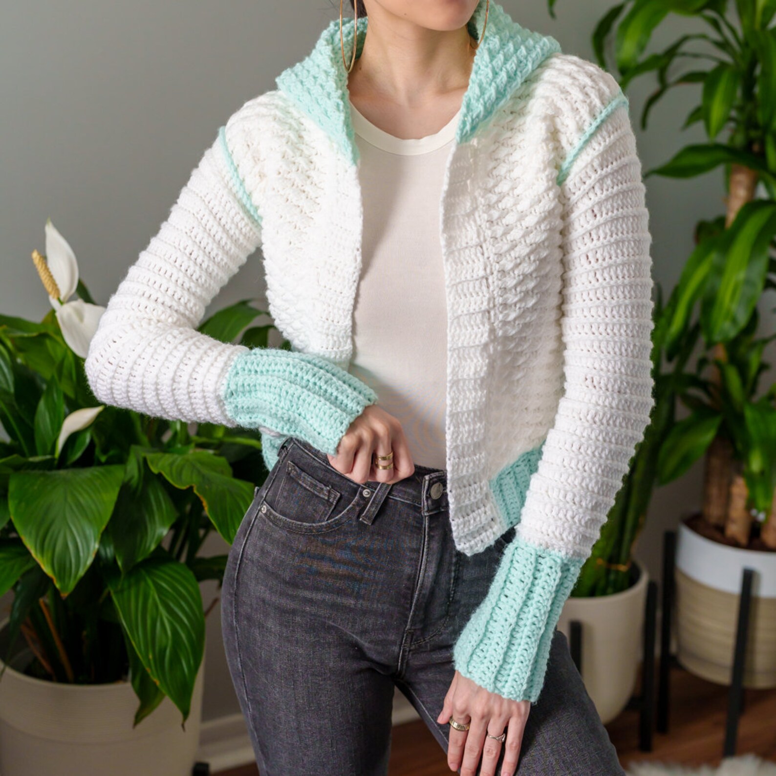 Crochet Bomber Jacket PDF Pattern Etsy