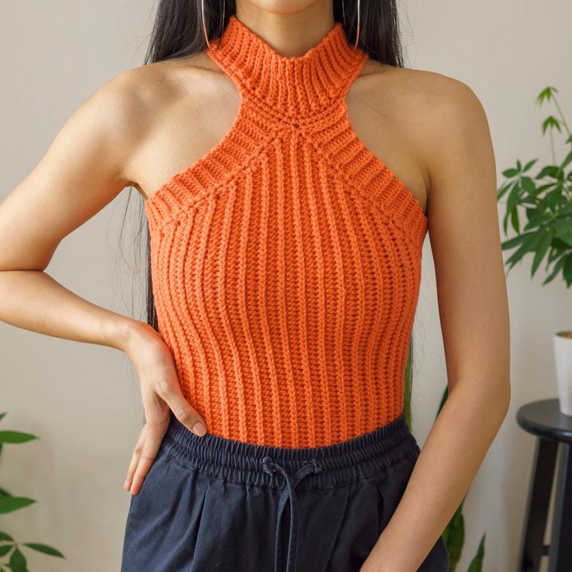 40 Turtleneck Crochet Patterns for Cozy Layers, Modern Pullovers, and Textured Necklines 8 Crochet Pattern Classic Turtleneck Sweater Vest