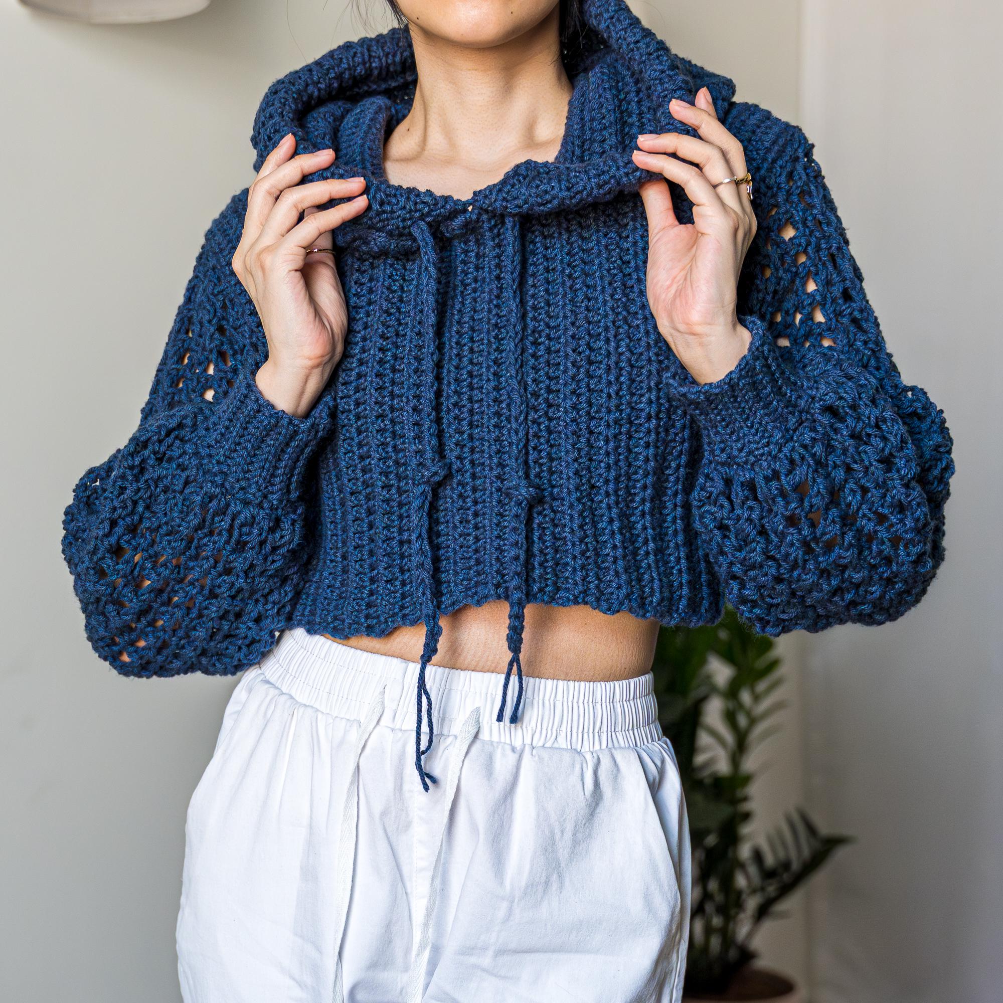 Crochet Pattern #650 | Mesh Hoodie | PDF Download - Etsy