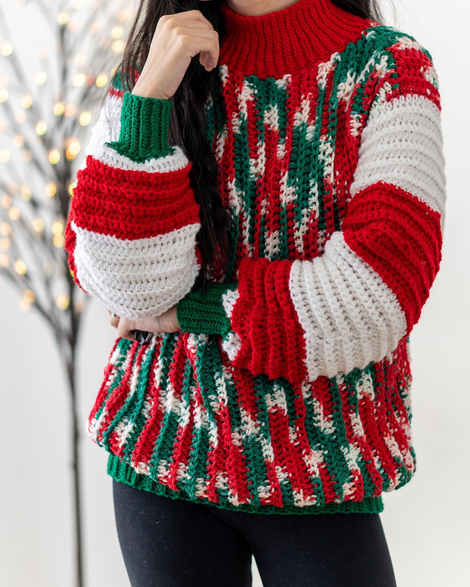Crochet Pattern EASY Crochet Christmas Sweater Pattern PDF Etsy