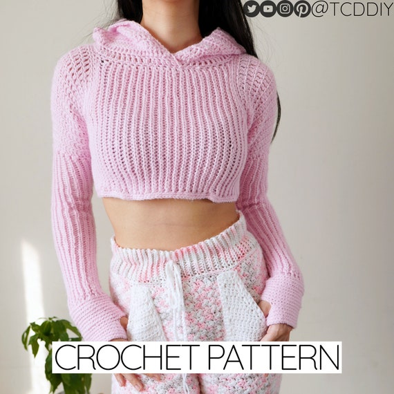 Buy Crochet Pattern Long Sleeve Fold Top Pattern PDF Download Online in  India 