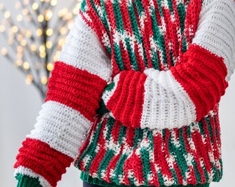 Crochet christmas jumper pattern cheap