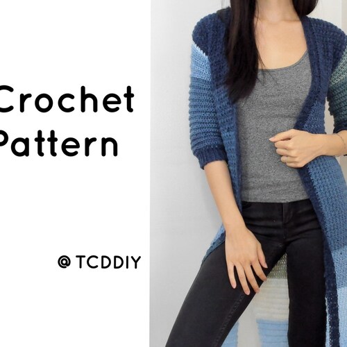 crochet duster cardigan pattern