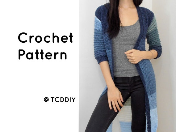 crochet sweater duster