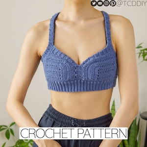 Crochet Pattern | Modern Crochet Bralette Pattern | PDF Download