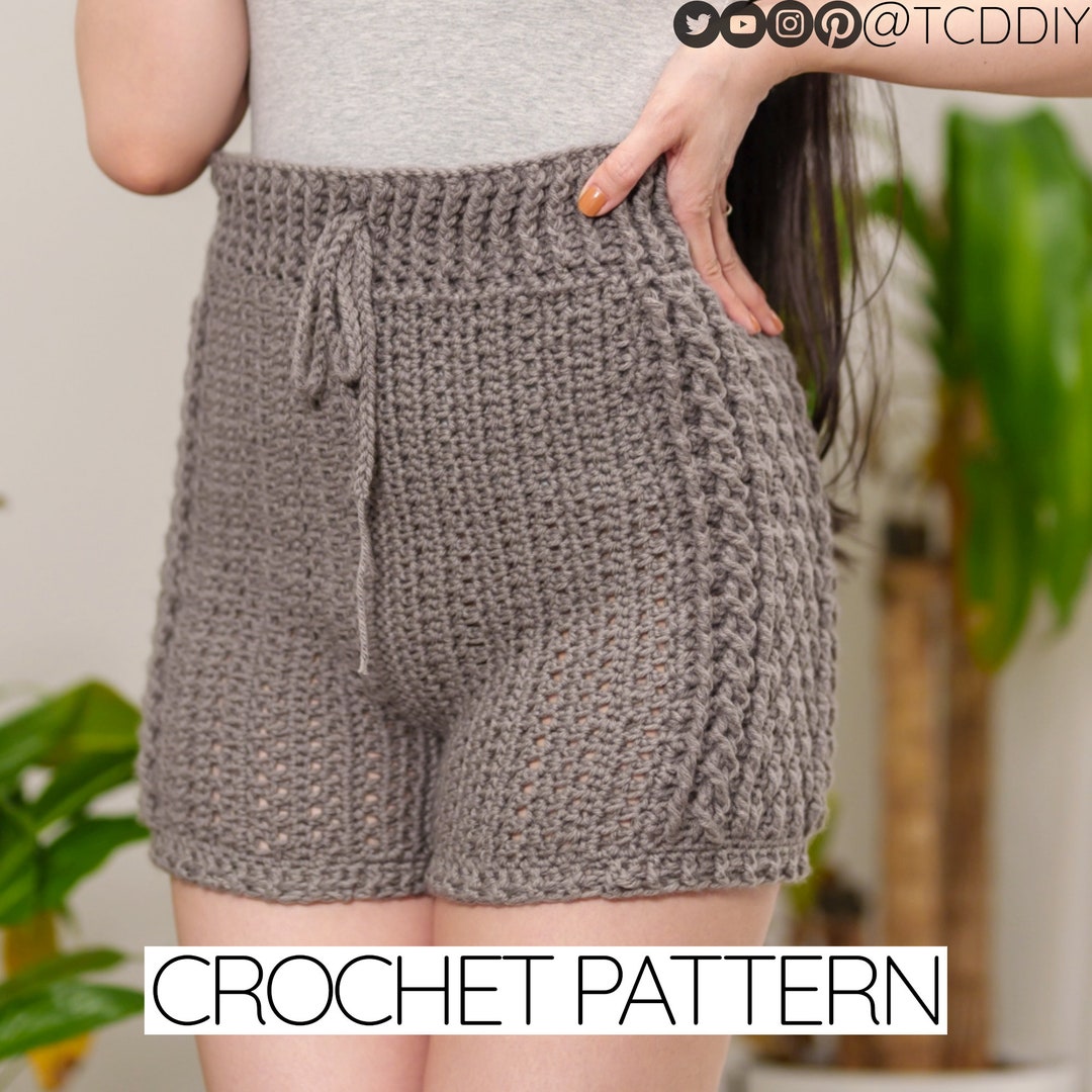 Crochet Pattern Crochet Cable Stitch Shorts Pattern PDF Download - Etsy