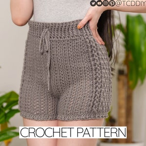 Crochet Pattern | Crochet Cable Stitch Shorts Pattern | PDF Download