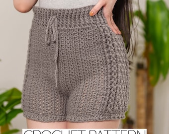 Crochet Pattern | Crochet Cable Stitch Shorts Pattern | PDF Download