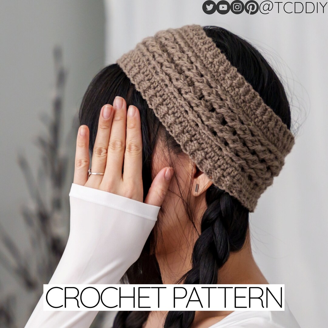 Crochet Cable Stitch Headband Pattern Etsy