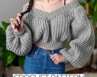 Crochet Pattern | Oversized Sweater Pattern | PDF Download