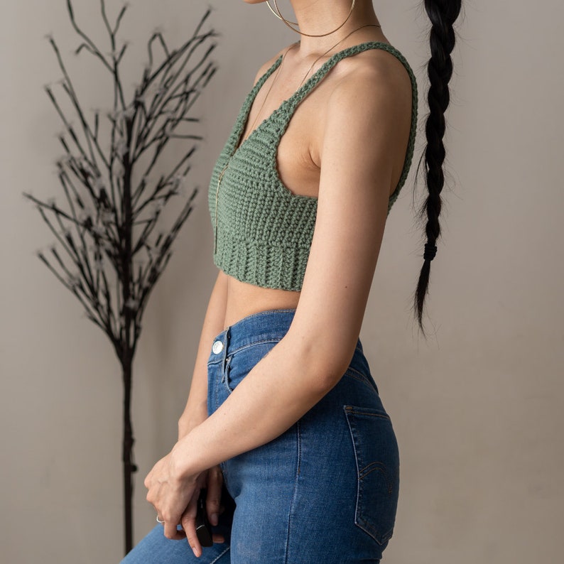 Crochet Pattern Classic Bralette Pattern for Beginners Pattern PDF Download image 2