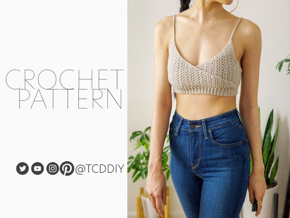 Crochet Wrap Top PDF Pattern | Etsy UK