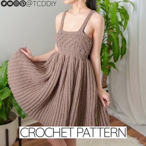 Crochet Pattern | Basketweave Sundress Pattern | PDF Download
