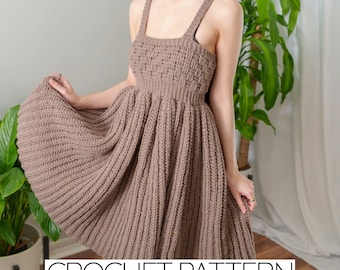 Crochet Pattern | Basketweave Sundress Pattern | PDF Download