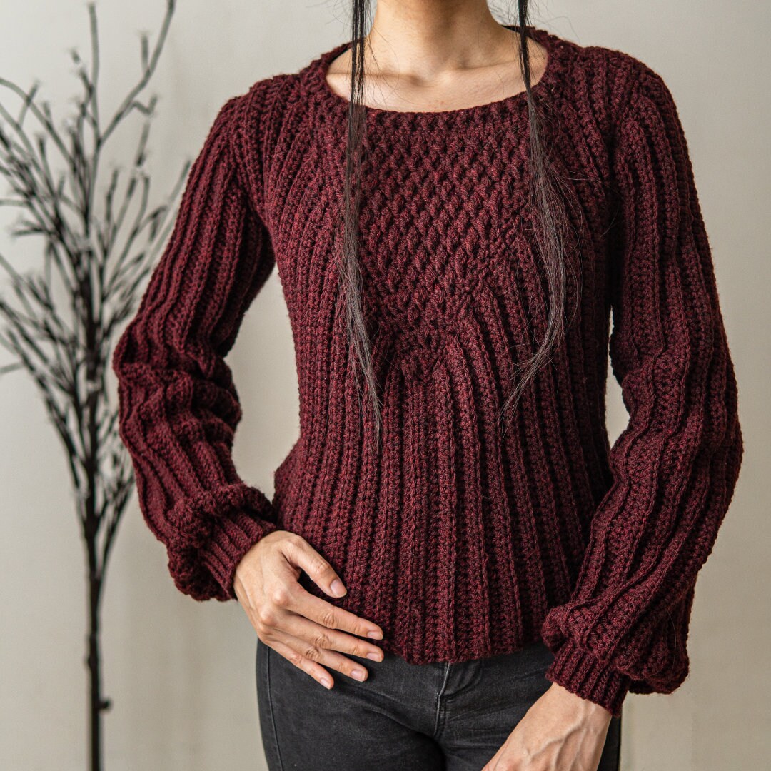 Crochet Handmade Sweater | Etsy