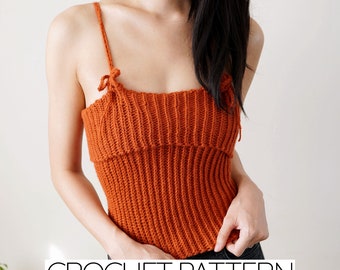 Crochet Pattern | Fold Tank Top Pattern | PDF Download