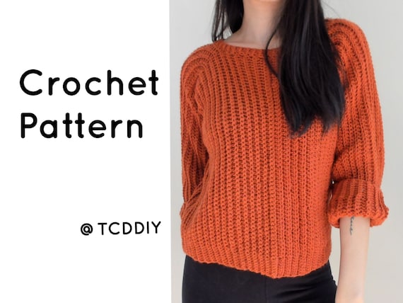 etsy crochet sweater