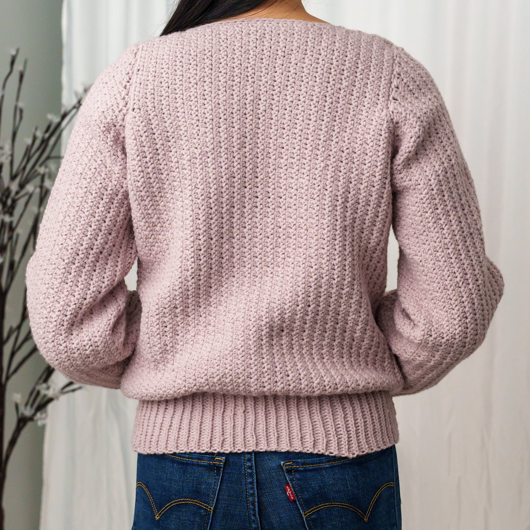 Crochet Pattern | Classic V Neck Sweater | Jumper | PDF