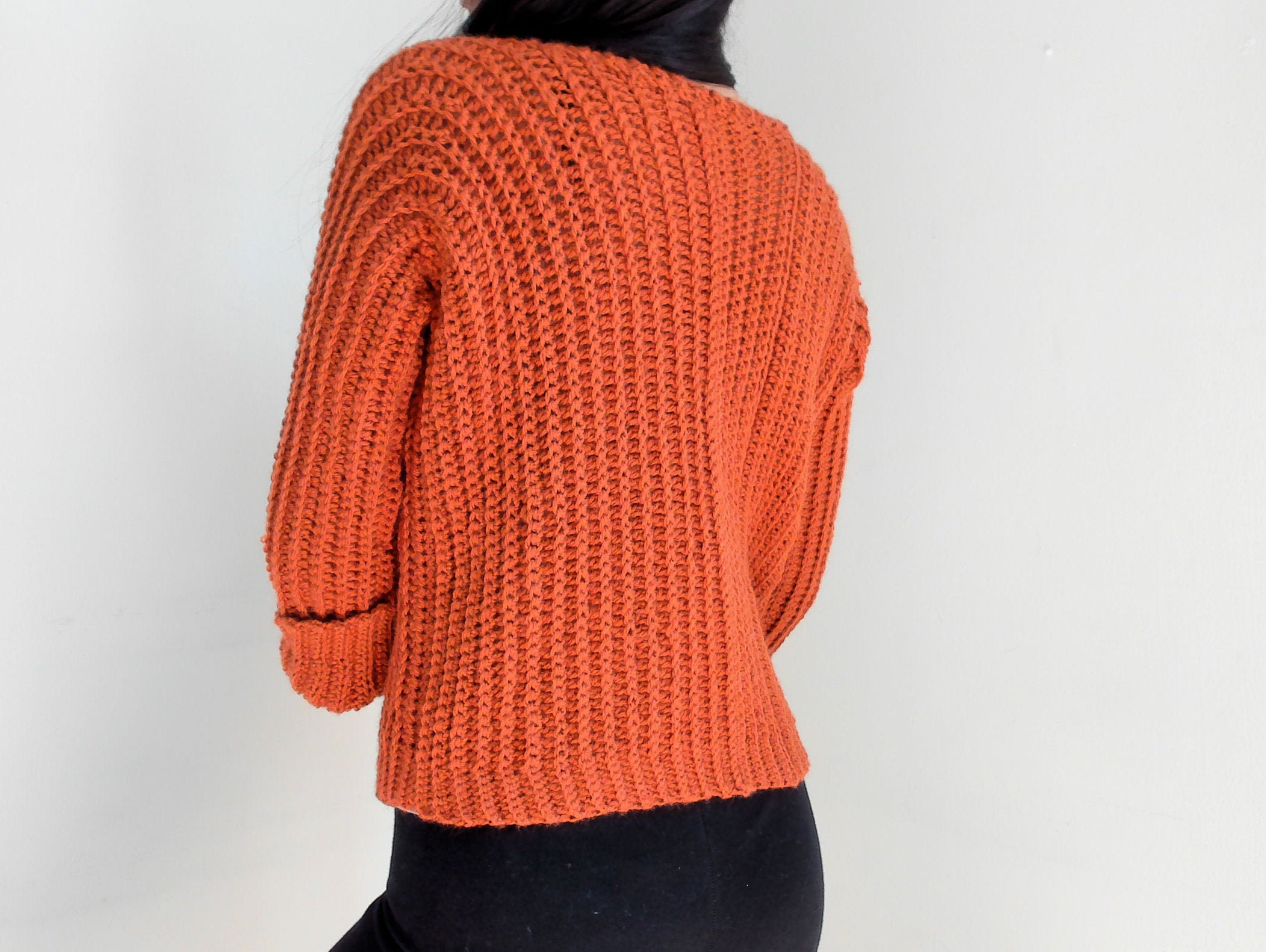 Crochet Pattern Everyday Sweater Pattern PDF Download - Etsy