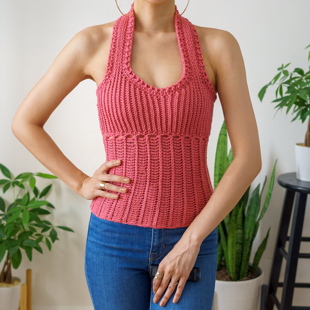 Crochet Pattern Crochet Halter Top Pattern PDF Download Etsy