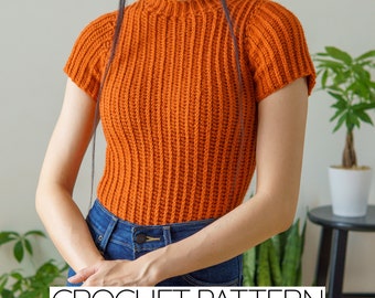 Crochet Pattern | Short Sleeve T Shirt Pattern | PDF Download