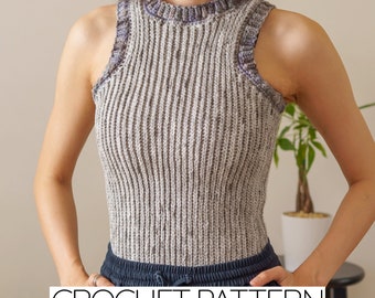 Crochet Pattern | Easy Crochet Tank Top | PDF Download