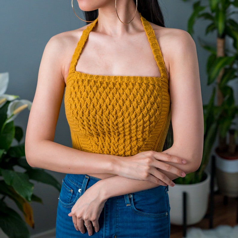 Crochet Pattern Crochet Halter Top Pattern PDF Download image 5