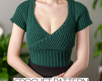 Crochet Pattern | Crochet Wrap T Shirt Pattern | PDF Download