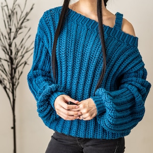 Crochet Pattern Single Strap Sweater Dress Pattern PDF Download image 4