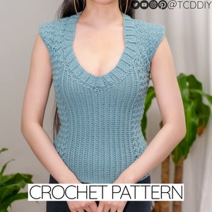 Crochet Pattern | Crochet Short Sleeve Shirt | PDF Download