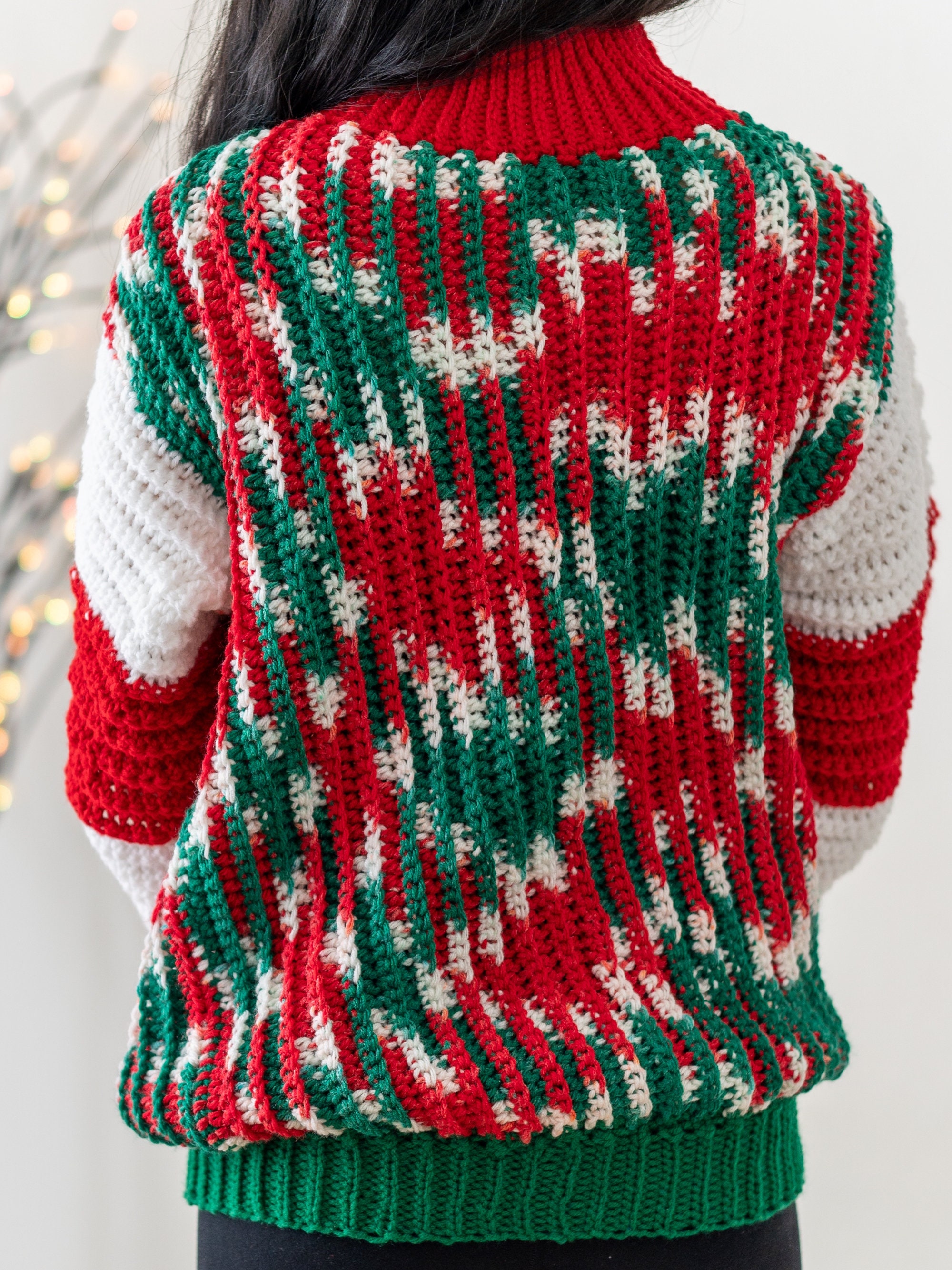 Crochet Pattern EASY Crochet Christmas Sweater Pattern PDF Etsy