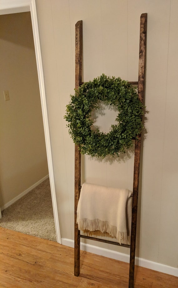 Blanket Ladder Ladder Decorative Ladder Display Ladder Quilt Display Quilt Display Ladder Rustic Ladder Farmhouse Ladder Etsy