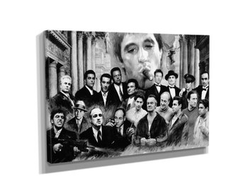 Gangster Canvas Etsy