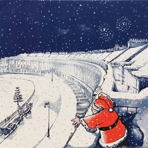 Kerst in het Royal Crescent Bath