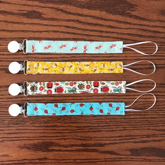 Bug Pacifier Clips, Bumblebee, Dragonfly, Bugs, Ladybugs, Baby Boy, Baby  Girl, Newborn, Baby Shower, Outdoors, Nature, Woodland, Glitter