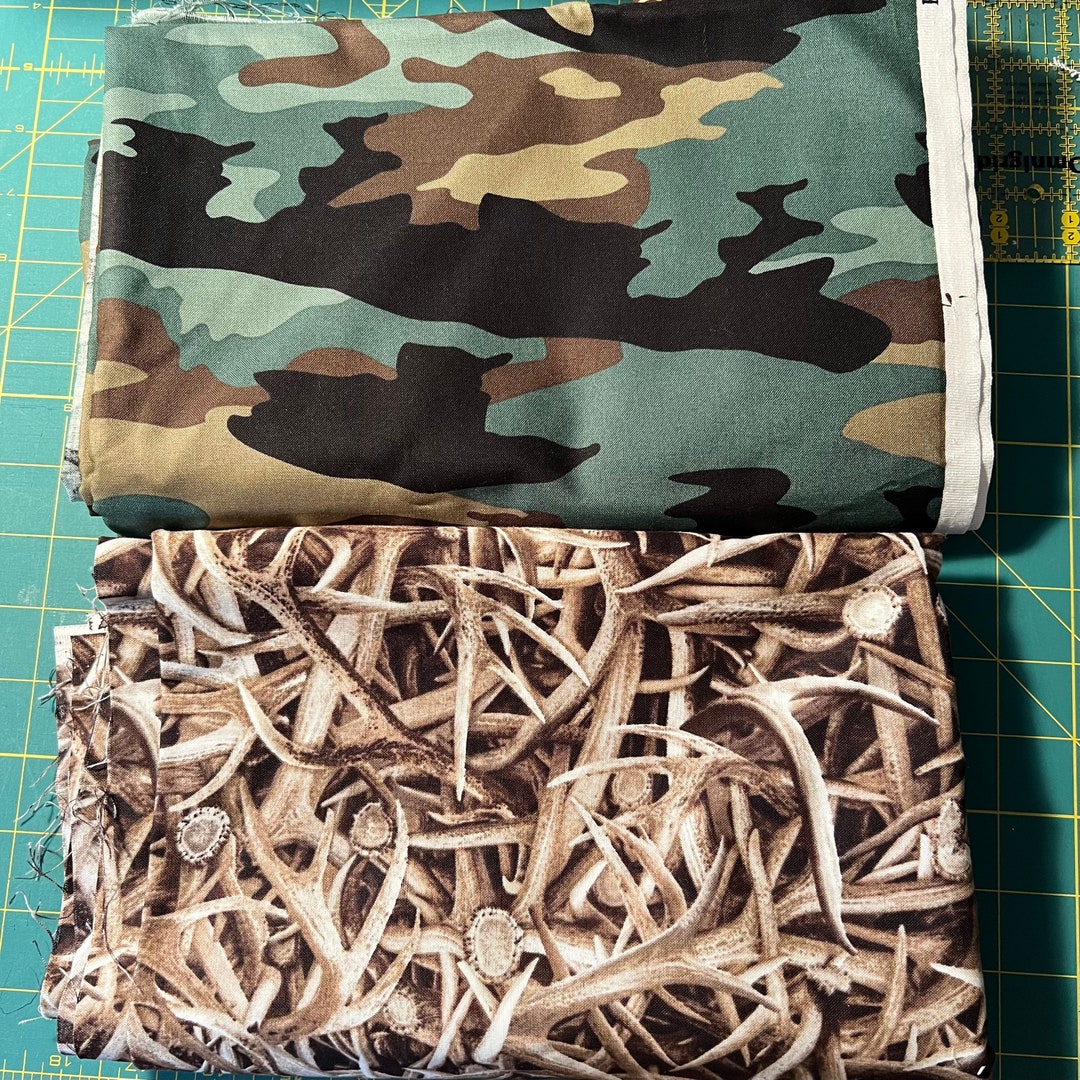 Antler & Camouflage Burp Cloths, Deer, Antler, Moose, Elk, Camo, Rustic, Hunting, Hunter, Baby