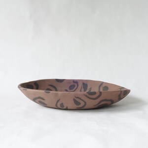 No.00 Nerikomi Pottery, Unglazed Bowl, African Fabric Pattern image 3