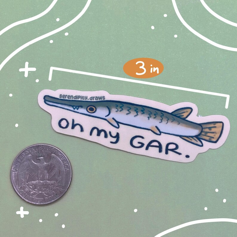 Oh My Gar Sticker - Etsy