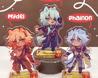 Honkai Star Rail Amphoreus Phainon Mydei Anaxa Standees Volume 2