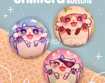 Honkai Star Rail Phainon Mydei Anaxa Chimera Plush Buttons