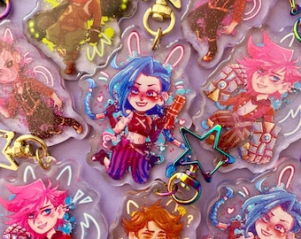 Arcane: League of Legends Keychains [FINAL RESTOCK]