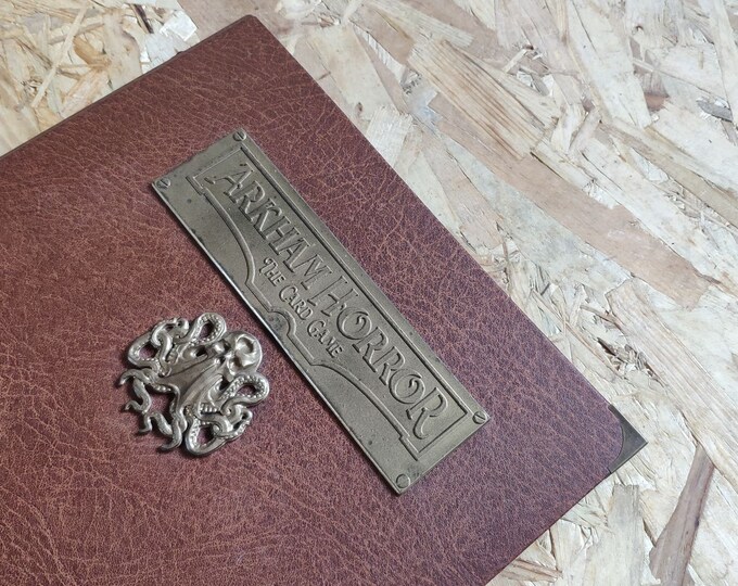 Arkham Horror LCG Leather Binder for 468 Cards Etsy