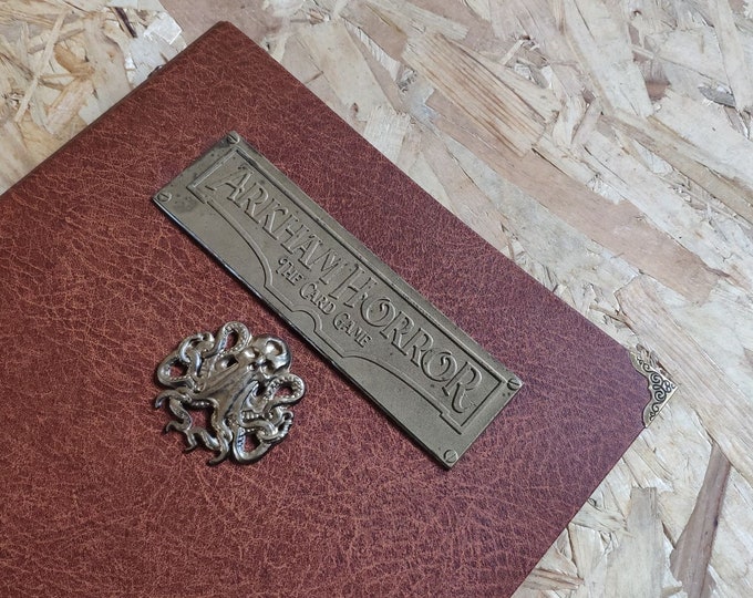 Arkham Horror LCG Leather Binder for 468 Cards Etsy