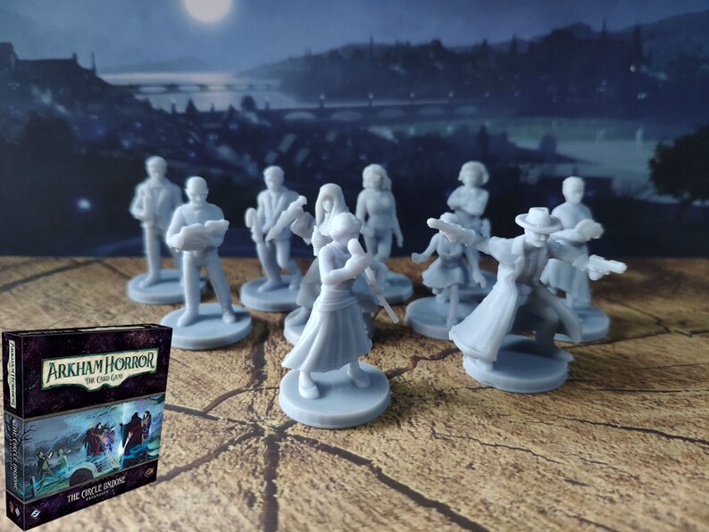 Arkham Horror Investigator figurines SET 5 Etsy