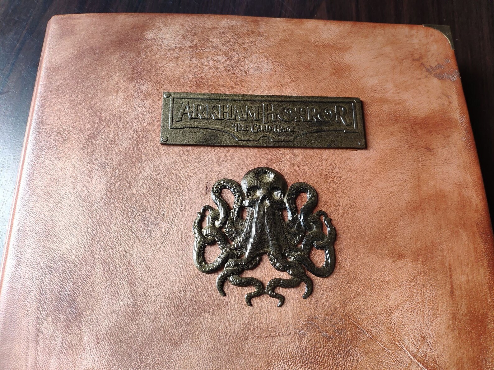Arkham horror LCG Leather Binder for 468 Cards Etsy