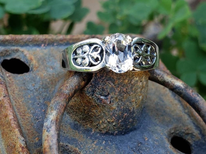 White topaz ring!!