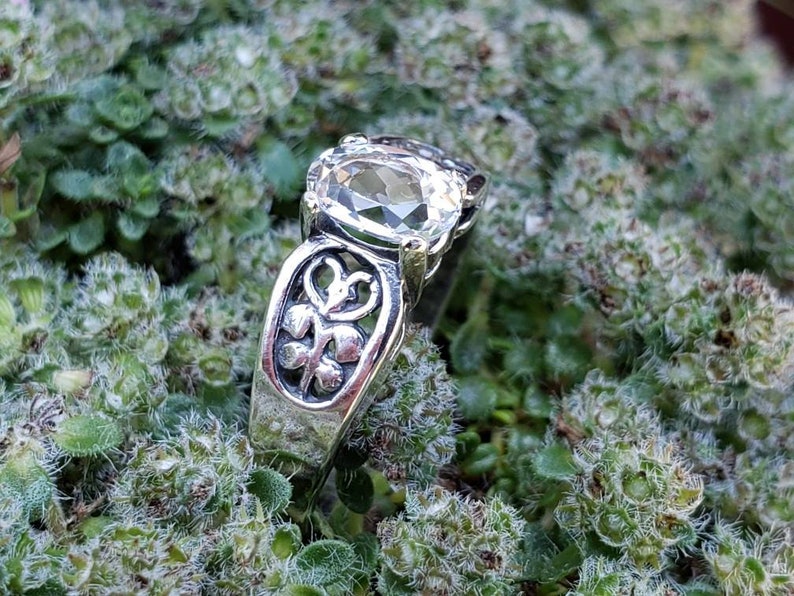 White topaz ring!!