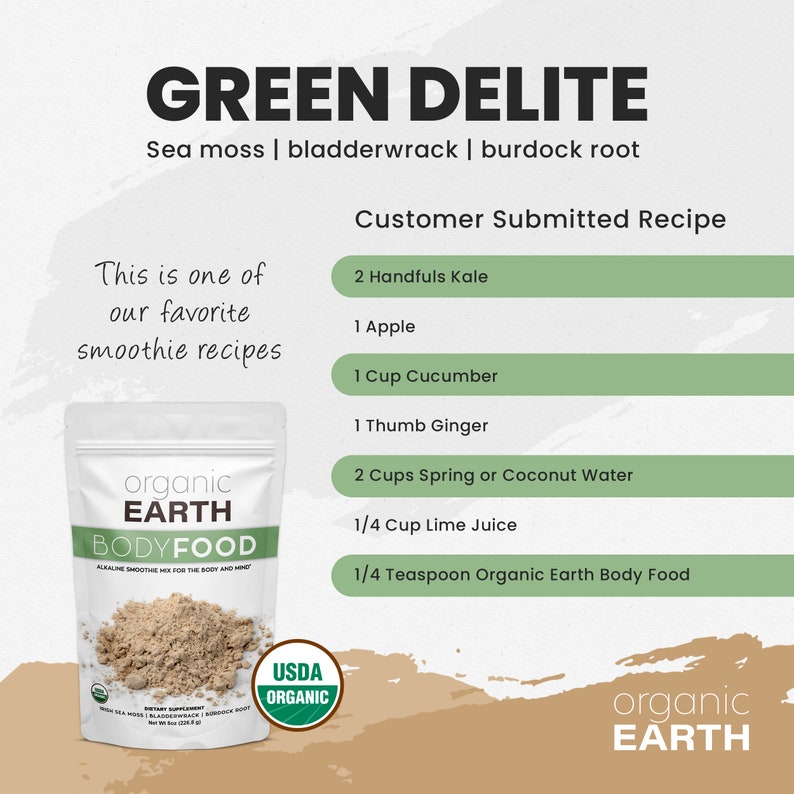 Sea Moss Bladderwrack & Burdock Root Powder USDA ORGANIC image 5
