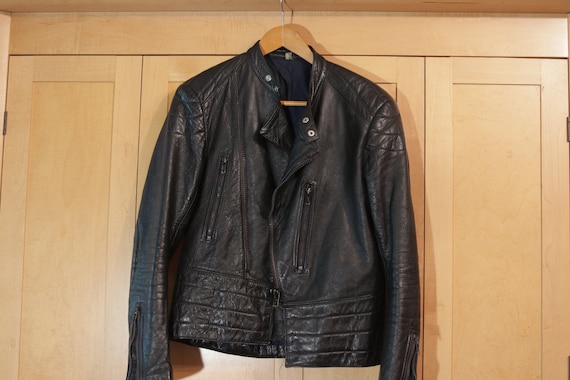 Leather Motorcycle Jacket Italian Unisex