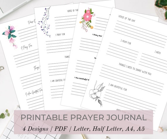 Prayer Journal Printable Daily Prayer Workbook Printable - Etsy India